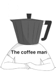 maglietta the coffee man 