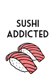 maglietta sushi lover
