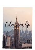maglietta color your life