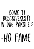 maglietta frasi tumblr - ho fame.