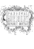 maglietta Parental advisory explicit content BLACK