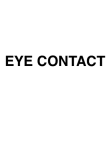 maglietta eye contact