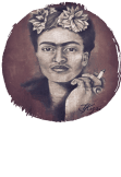 maglietta “L’Arte e l’Artista”Frida Kahlo 
