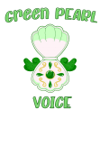 maglietta Green Pearl Voice