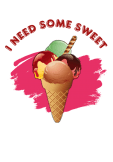 maglietta ice cream sweet 