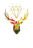 maglietta Polygon deer