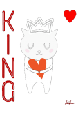 maglietta King of hearts