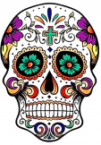 maglietta Mexican Skull-Teschio messicano 