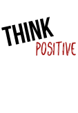 maglietta think positive V. 1