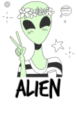maglietta T-shit Alien 