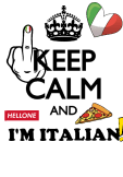 maglietta KEEP CALM and I'M ITALIAN ^_-