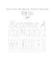 maglietta Become A Concrete Worker