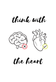 maglietta cuore e cervello