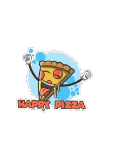 maglietta Happy Pizza