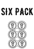 maglietta Six pack