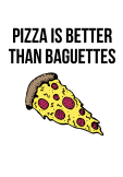 maglietta Pizza >>>> Baguettes