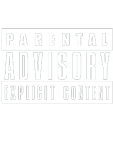 maglietta parental advisory white