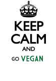 maglietta Keep Calm and Go Vegan