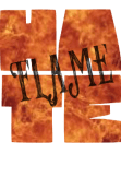 maglietta Flame Hate