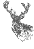 maglietta Geometric Deer