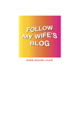 maglietta Wife's Blog White Tee