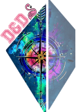 maglietta D&D T-shirt Compass Logo