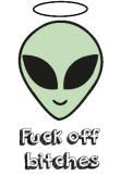 maglietta alien's humor