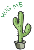 maglietta Hug Me Cactus