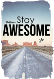 maglietta Stay awesome - TheJOWave 