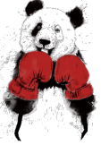 maglietta Fight panda