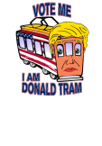 maglietta #ELECTIONDAY 'Donald Tram'