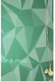 maglietta life is music