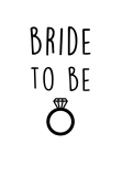maglietta Bride to be