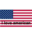 maglietta I love american