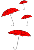maglietta Pioggia di ombrelli