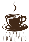 maglietta Coffee powered