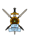 maglietta D&D Project - I am Fighter