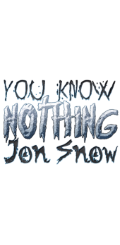 cover You know nothing Jon Snow