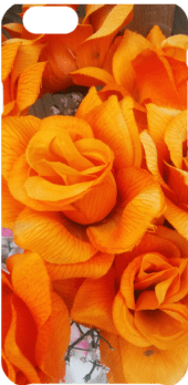 cover Cre8 Apparel Orange Flower Phone Case