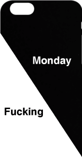 cover Cover Fuckin Monday bianca\nera 