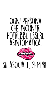 cover Sii asociale (versione girly)