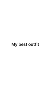 cover My best outfit