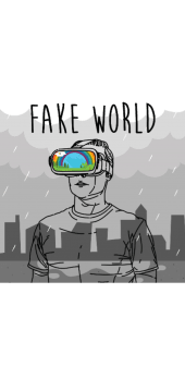 cover FAKE WORLD