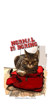 cover #1 Normal is Boring by Otto