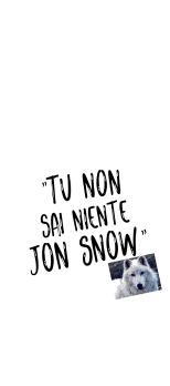 cover 'Tu non sai niente Jon Snow'
