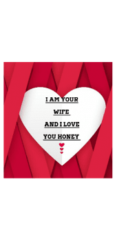 cover I am your wife and I love you honey Tshirt 