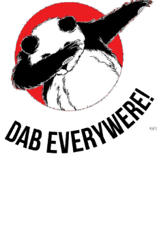 maglietta DAB EVERYWERE|PANDA