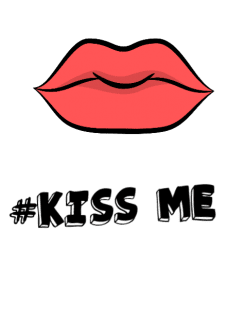 maglietta #kiss#red#mouth#love