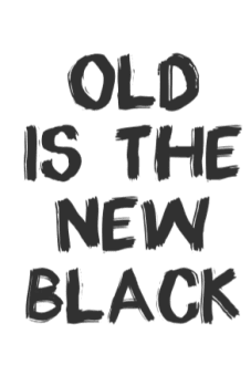 maglietta old is the new black