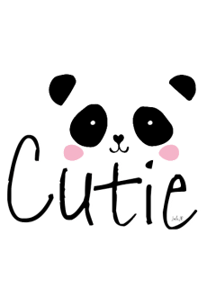 maglietta Cutie Panda